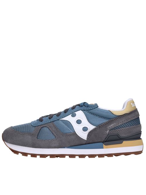 Sneakers modello SHADOW ORIGINAL in camoscio e tessuto SAUCONY | SHADOW ORIGINAL USTELL BLU-GRIGIO-BIANCO-GIALLO